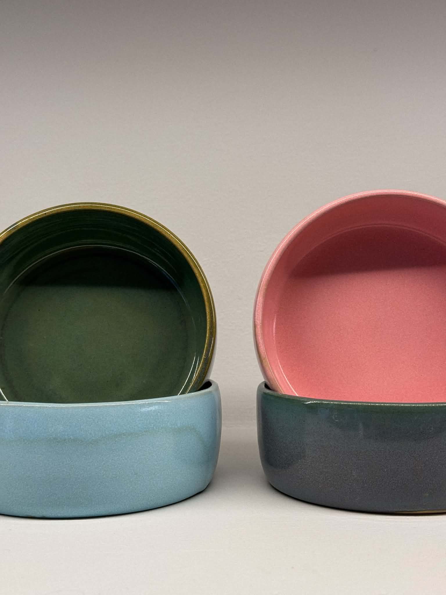 Colored Pastel Bowl Set - Stacked View